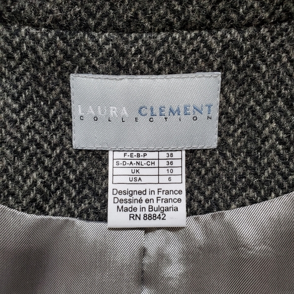 Vintage Herringbone Wool Jacket - Picture 6 of 9